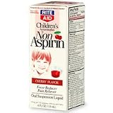 Rite Aid Children's Acetaminophen, Non Aspirin, Oral Suspension Liquid, Cherry Flavor 4 fl oz (118 m