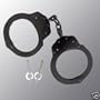 Professional Detective Handcuffs - Black Steel