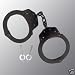 Professional Detective Handcuffs - Black Steel