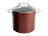 T-Fal 8-qt. Nonstick Simply Stockpot Red.