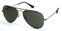 Aviator Large Metal Sunglasses - Frame:Gunmetal Lens:G-15 XLT