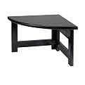 Liso Hutch Corner for Desk - Espresso