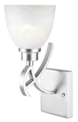 Click To World Imports Lighting 61513-37 Beyond Modern 1-Light Wall Sconce, Brushed Nickel Details... World Imports Lighting 61513-37 Beyond Modern 1-Light Wall Sconce, Brushed Nickel