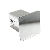 2 Tow Trailer Hitch Cover Plug Insert Truck Pickup RV - Chrome by Graphics and More