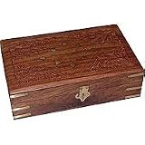 Engraved Jewelry Boxes for Womens Made in Wood from India (wc434)