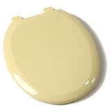 Comfort Seats C1B3R4S-50 EZ Close Deluxe Plastic Toilet Seat, Round, Citron Yellow