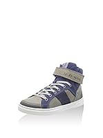 Bullboxer Zapatillas abotinadas (Gris / Azul)
