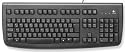 Japanese & English LogiTech 250 USB Computer Keyboard (Black with White Letters)