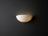 Semi Circle Waves Porcelain Wall Sconce