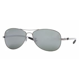 Ray-Ban RB8301 004 40 Gunmetal W Carbon Fiber Sunglasses
