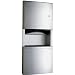 Bobrick 4369 ConturaSeries Stainless Steel Recessed Paper Towel Dispenser/Waste Receptacle, Satin Finish, 3.0 Gallon Capacity, 12-3/4" Width x 28" Height