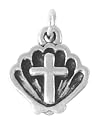 Sterling Silver Baptism Shell Charm by Bob Siemon