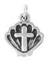 Sterling Silver Baptism Seashell Charm by Bob Siemon