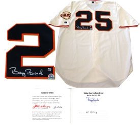 Barry Bonds Autographed San Francisco Giants Jersey
