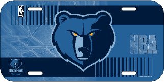 NBA Memphis Grizzlies License Plate