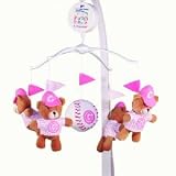 Chicago Cubs Pink Musical Mobile