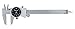 Mitutoyo 505-742-56 D6TX-6 Dial Caliper, Black Face, 0.1/Rev, 0-6, 0.001 by Mitutoyo