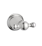 GROHE Geneva Robe Hook, Satin Nickel with Polished Brass Accent #40155AR0