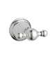 GROHE Geneva Robe Hook, Satin Nickel with Polished Brass Accent #40155AR0