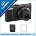 Nikon Coolpix P330 Digital Camera, Black - BUNDLE - with 16GB SDHC Card, and Camera Case