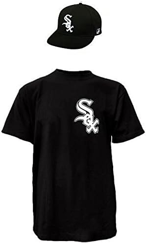 Chicago White Sox CAP & YOUTH MEDIUM Jersey Replica Tee MLB Licensed Replica Combo Set