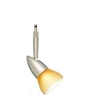 Alfa Lighting SP628-BRZ-AMB Rocket Quick Jack Directional Low Voltage MR16 Lampholder - Vintage Bronze with Mini Dome G28 Amber Glass