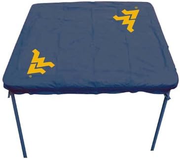 Rivalry Distributing RIV-RV430-4000 West Virginia Mountaineers NCCA Ultimate Card Table Cover