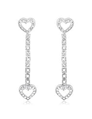 14k WHITE GOLD WOMENS EARRING LE-2643 DIAMOND 0.92CT TW