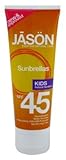 JASON Natural Cosmetics Sunbrellas Natural Sun Care Kid's Block, SPF 45