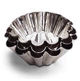 Fluted Brioche Tinned Steel 3 Diam.