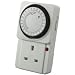 Digital Wall Clock Timer Plug switch 24 hour with indicator light