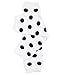 juDanzy Christmas and Halloween baby and toddler Leg Warmers for Girls and Boys (One Size, White with Black Dots)