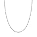 Honolulu Jewelry Company 14K Solid White Gold Cable Chain Necklace