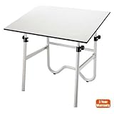 Alvin Onyx Folding Drafting Table Base Only, Black by