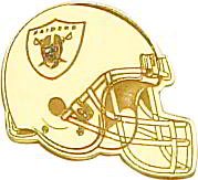 14K Gold NFL Oakland Raiders Football Helmet Tie Tac