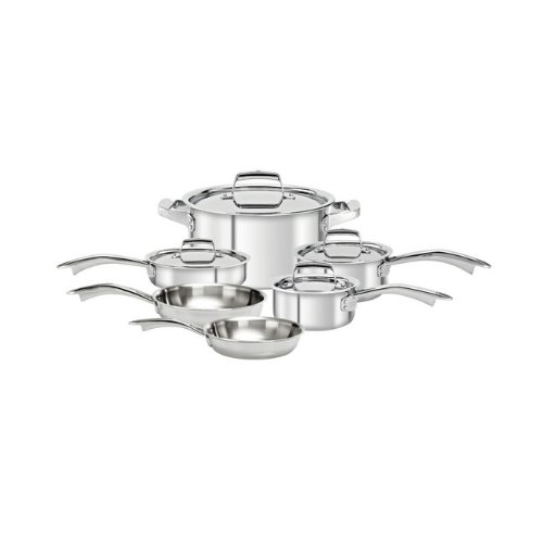 Zwilling TruClad Stainless Steel 10 Piece Cookware Set product image