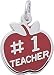 Jewelry : #1 Teacher Charm by Rembrandt Charms