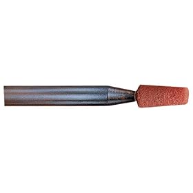 PFERD 32648 B96, Grit 100 - Medium, Aluminum Oxide Vitrified Mounted Point With 1/8" Shank