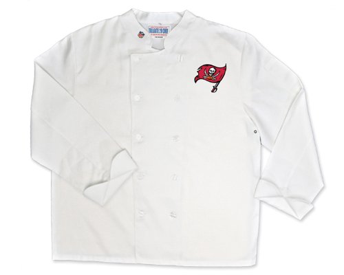 Tailgate 29 Chef NFL Tampa Bay Buccaneers Classic Chef Coat (Medium)