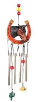 HORSE western cowboy WIND CHIME outdoor home decor