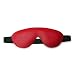 KinkLab Padded Leather Blindfold, Red