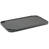 Chef's Design 20-Inch Double Burner Reversible Grill Griddle by Chef's Design