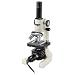 Frey Scientific Compact Student Microscope, 4X, 10X, 40XR Objectives, Straight Head