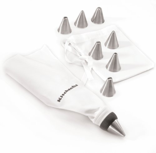 KitchenAid Cooks Pastry/Cake Decorating Set, White
