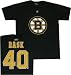 Boston Bruins Tuukka Rask Black Reebok Jersey T-Shirt