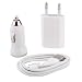 Kit caricabatteria 3 in 1 RETE / AUTO / CAVO per Apple iPhone