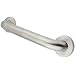 Kingston Brass GB1224CT Concealed Flange Textured ADA 24-Inch Grab Bar with 1.5-Inch Outer Diameter, Stainless Steel