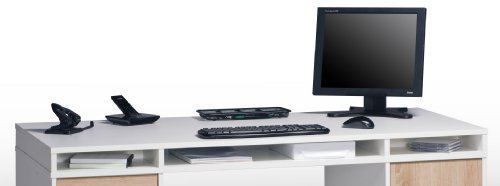Maja 15725535 Schreibtischplatte 1.500 x 670 mm wei&szlig; uni