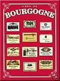 PLAQUE 40X30cm VINS DE BOURGOGNE FRANCE - M138