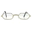 Mr. & Mrs. Claus Gold Wire Rimmed Glasses